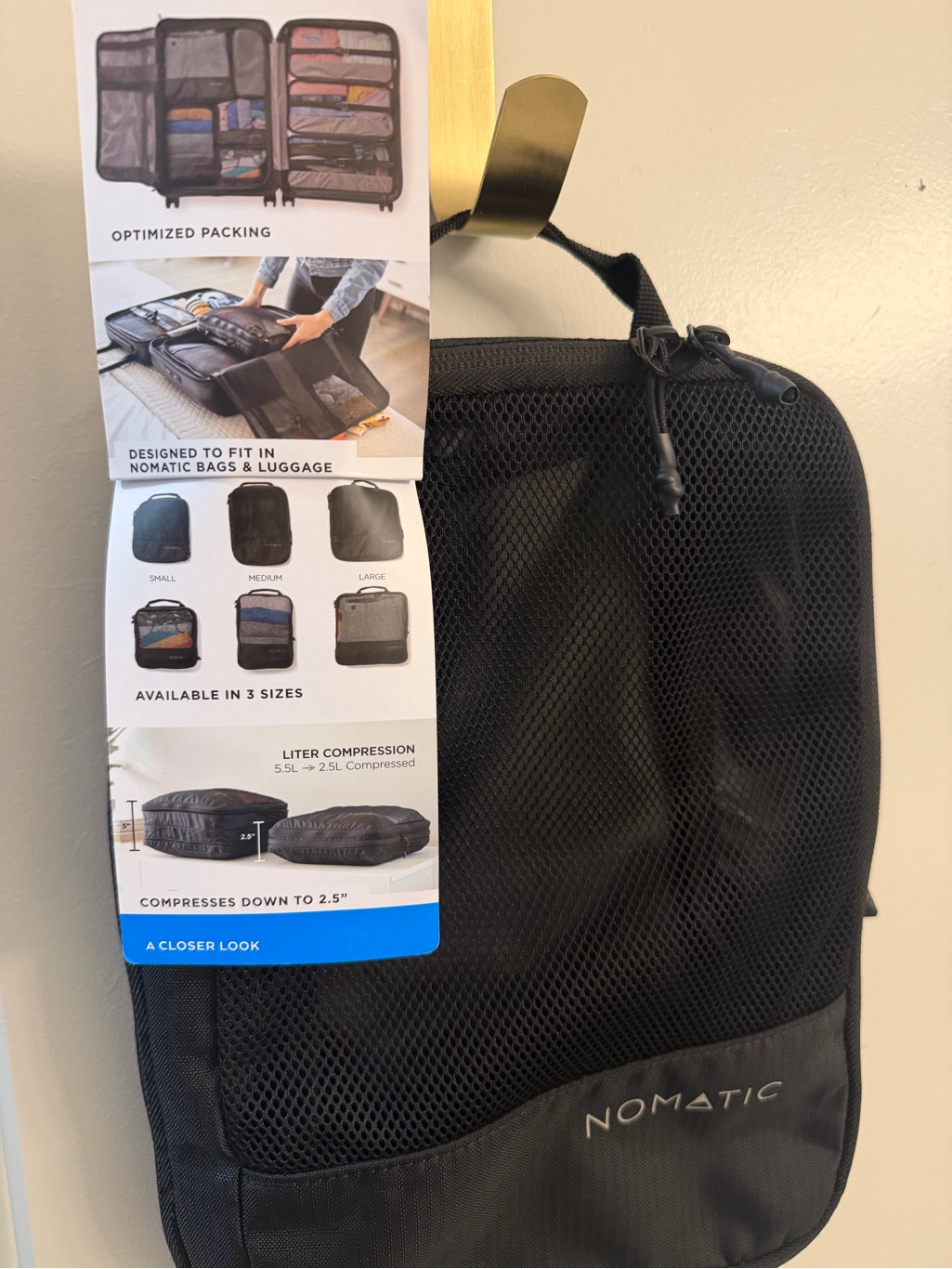 Nomatic Black Compression Packing Cube - Medium — image 2 of 5